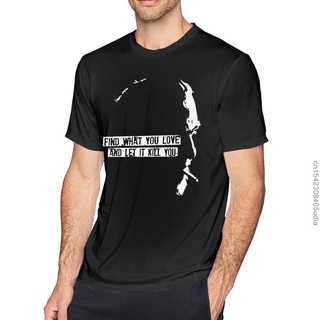 เสื้อยืดผ้าฝ้ายพิมพ์ลายขายดี Charles Bukowski เสื้อยืดลําลอง แขนสั้น พิมพ์ลายกราฟฟิค Charles Bukowski น่ารัก พลัสไซซ์ สํ