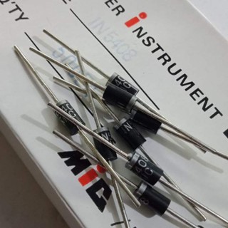 (ใส่โค้ดPEPE333 ลดเพิ่ม 15%)1N5408 ไดโอต 3A 1000V DIODE ไดโอต1N5408 SILICON RECTIFIERS DIODE (แพ็คละ100ตัว)
