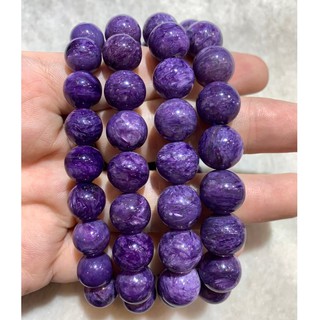 กำไลข้อมือ ชารอยต์ Charoite (เกรดพรีเมี่ยม) *หินแท้ หินธรรมชาติ*