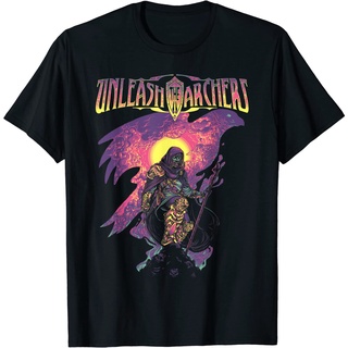 เสื้อยืด ผ้าฝ้ายแท้ พิมพ์ลายซุ้มเตอร์ Unleash the Archers คุณภาพสูงS-5XL