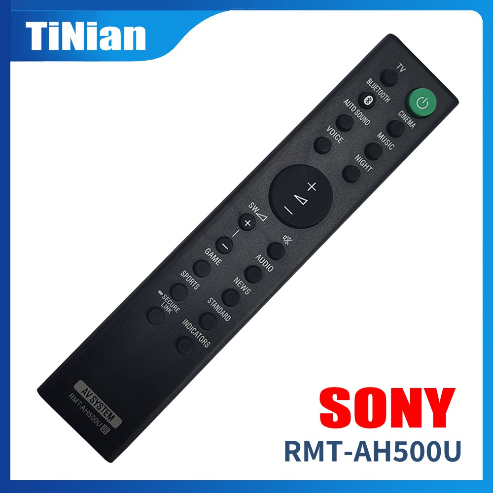 รีโมตคอนโทรล RMT-AH500U สําหรับระบบซาวด์บาร์ Sony RMT-AH500J HT-S350 HT-SD35 SA-WS350 SA-S350 SA-WSD