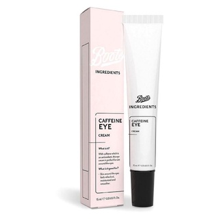 พร้อมส่ง🛻 ครีมบำรุงดวงตา Boots Ingredients Caffeine Eye Cream 15 ml.