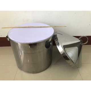 ไม้พาย ผ้าขาว (สำหรับหม้อทำขนมปากหม้อเวียดนาม) ขนาด S37/M42/L50/XL56 ซม.