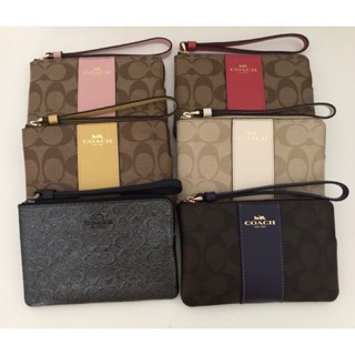 Coach คล้องมือ 1zip S ของแท้ 💯% มีแบบให้เลือกเยอะ สต็อคเอง พร้อมส่งทุกใบ