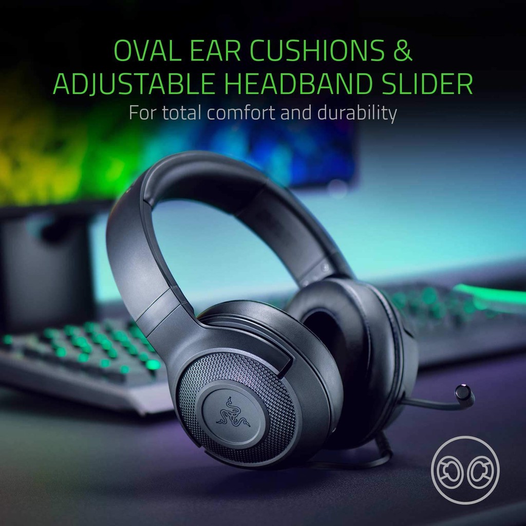Razer Kraken X – Multi-Platform Wired Gaming Headset - FRML Packaging 7.1 รับประกัน2ปี