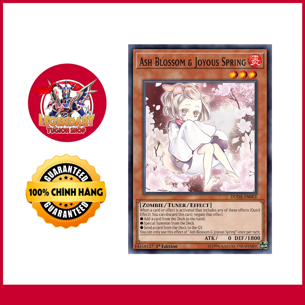 [การ์ด Yugioh ดั้งเดิม] Ash Blossom & Joyous Spring - ศิลปะสลับ