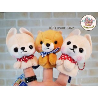 พวงกุญแจหมาชิบะ สวมนิ้วได้ งาน Amuse ลิขสิทธิ์ญี่ปุ่น Shiba inu Plush Keychain