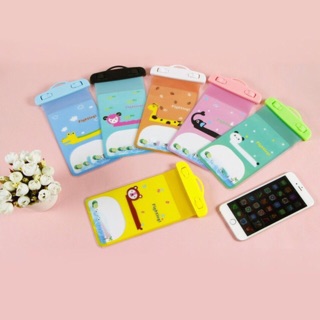 พร้อมส่งเลือกลายได้เลย🐳ซองกันน้ำอย่างดี เนื้อหนา ดำน้ำลึกได้20เมตร (มาพร้อมสายห้อยคอ)