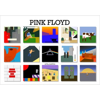 โปสเตอร์ Pink Floyd พิงก์ฟลอยด์ ตกแต่งผนัง Music Poster โปสเตอร์วินเทจ โปสเตอร์วงดนตรี โปสเตอร์ติดผนัง โปสเตอร์ติดห้อง