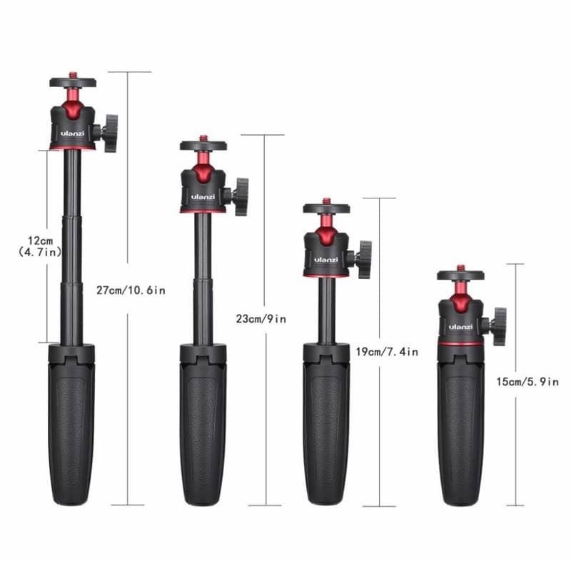 ULANZI MT-08 ขาตั้งกล้องและสมาร์ทโฟน หัวบอลปรับมุมมองได้ 360 องศา ขนาดพกพา