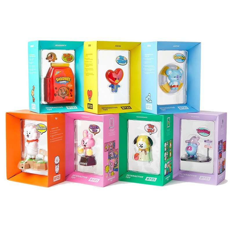 (หายากของแท้ 100%) บีที21 BT21 Interactive Toy RJ TATA MANG CHIMMY KOYA COOKY SHOOKY มีให้เลือกสะสม 