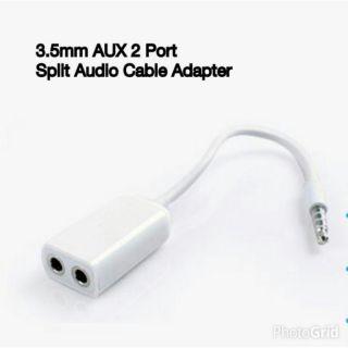 Audio Cable Adapter 2 Port for Earphone 3.5mm