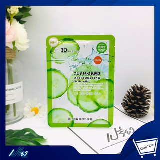 Belov East Skin 3D Cucumber Facial Mask 38ml.อีสสกิน 3Dมาร์ค S-แตงกวา (ใหม่) JI001Cs 38 มล. 1 ซอง