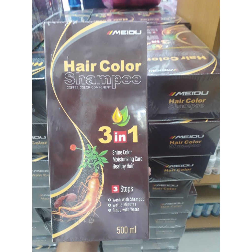 Meidu Hair Color Shampoo มิโด แฮร์ คัลเลอร์ แชมพู (คอฟฟี่ คัลเลอร์ คอม ...
