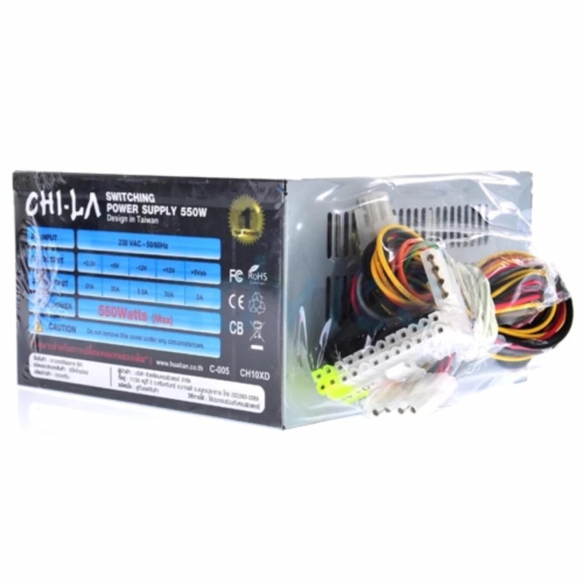 Power Supply CHI-LA 550W computer Gview (พาว์เวอร์เคสคอมพิวเตอร์ จีวิว)#1059