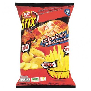 เอฟเอฟ สติ๊ก ขนมอบกรอบ รสปลาหมึกย่าง 65 กรัมPastries - Crispy chips