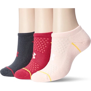 ถุงเท้า Under Armour UA WOMEN NO SHOW SOCKS 3 คู่ ของแท้ 100% จากช็อป