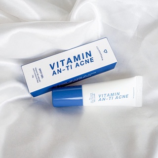 ฟาวเดอร์สกิน เจลละลายสิว 10 g. Vitamin AN-TI ACNE