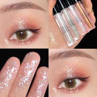 Lameila Liquid Eyeshadow High Gloss Shiny Pearly Large Sequin Eye Makeup Liquid Eyeshadow