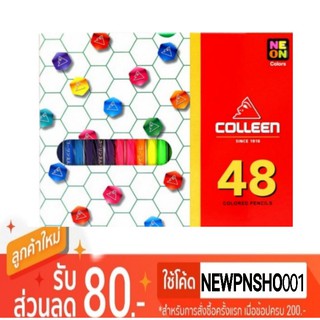 Colleenดินสอสีไม้คอลลีน 48สีด้ามเหลี่ยม