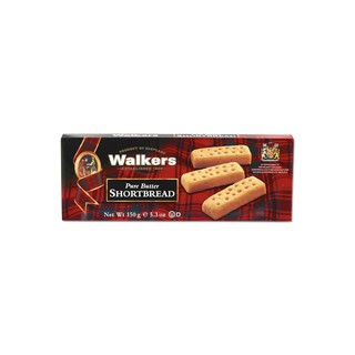 Walkers Pure Butter Shortbread 150g. ( บิสกิตบัตเตอร์ช็อร์ตเบรด )