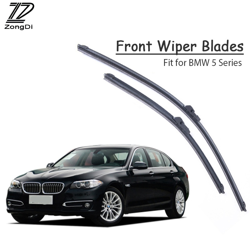 ใบปัดน้ำฝนกระจกหน้าสำหรับ BMW E60 E39 F10 F11 F07 G30 G31 5 Series M ยาง ปัดน้ำฝน ที่ปัดน้ำฝน ตะขอเก