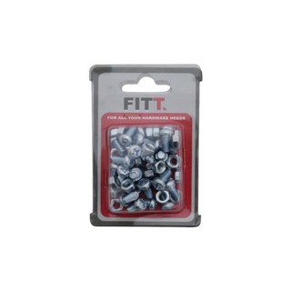 สกรูเกลียวมิลน็อต JP 6X18MM 25ตัว | FITT | 8855952007568 สกรู, น๊อต อุปกรณ์ยึดติด ต่อเติมซ่อมแซมบ้าน สกรูเกลียวมิลน็อต J