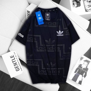 เสื้อคอกลม Adidas เสื้อกีฬาเสื้อออกกำลังกายใส่สบายเนื้อผ้าดี