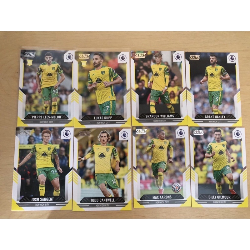 2021-2022 Score Premier League Soccer cards