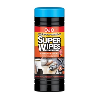 OJO Super wipes ALL PURPOSEโอโจ ผ้าเช็ดทำความสะอาดอเนกประสงค์ 40 แผ่น