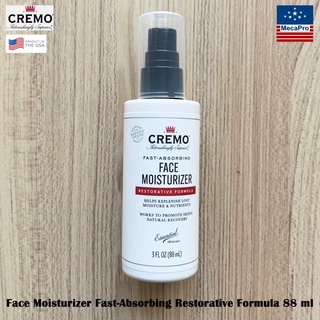 Cremo® Face Moisturizer Fast-Absorbing Restorative Formula 88 ml มอยส์เจอไรเซอร์บำรุงผิวหน้า เพิ่มความชุ่มชื่น ฟื้นฟูผิว