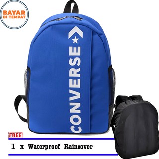 Shopee 9.9 SUPER Tas Ransel เสื้อกันฝนลําลอง CT 200 สีน้ําเงินเข้ม สําหรับผู้ชาย ผู้หญิง