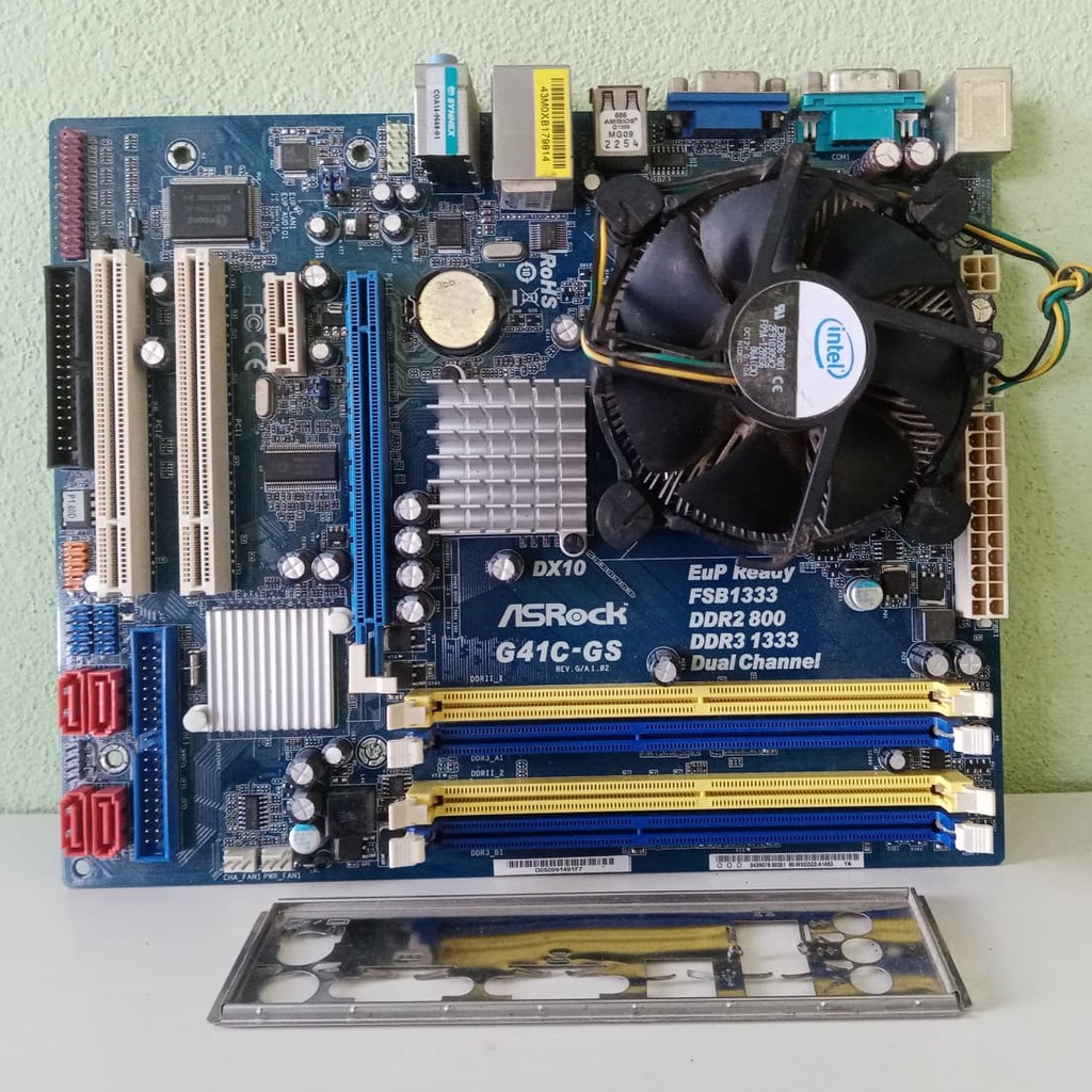 เมนบอร์ด ASROCK G41C-GS+ซีพียู Intel® Core™2 Duo E7400