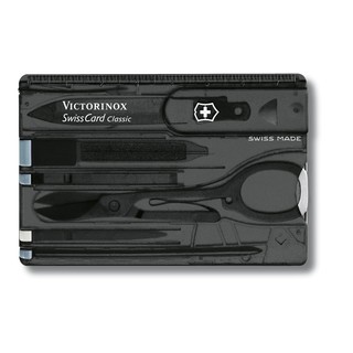 Victorinox Tools SAK-SC, 0.7133.T3 Swiss Card Classic, Black Translucent