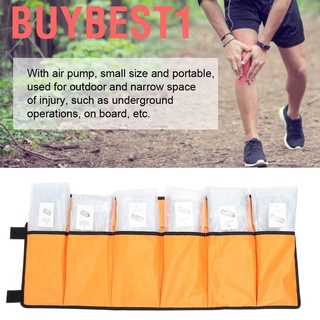 7pcs Leg Arm Inflatable Air Splint Set Outdoor Camping First Aid Emergency Kit