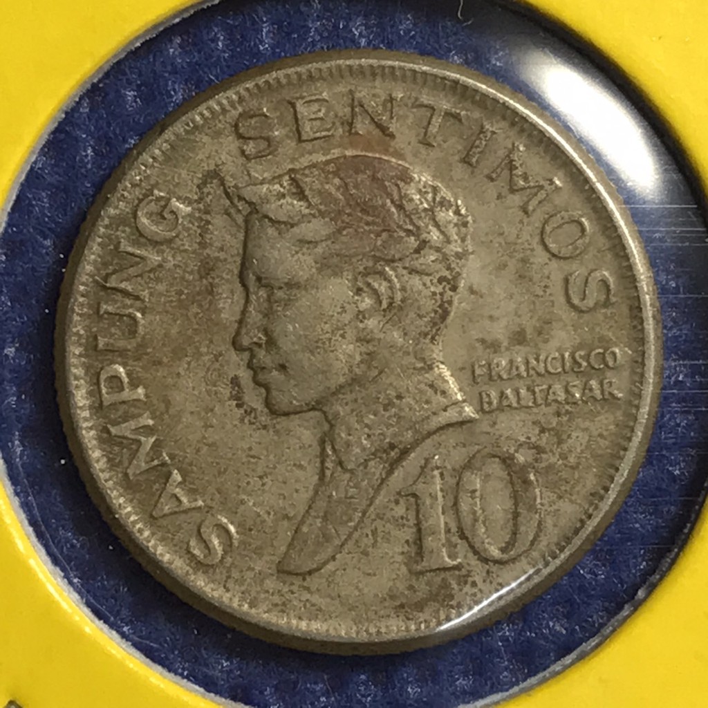 No.14462 ปี1974 ฟิลิปปินส์ 10 SENTIMOS เหรียญเก่า เหรียญต่างประเทศ เหรียญสะสม เหรียญหายาก ราคาถูก