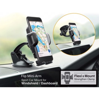 Capdase Sport Car Mount Flexi II Flip-Mini Arm for Windshield/Dashboard