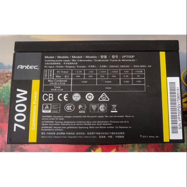 power Antec vp700p 80+