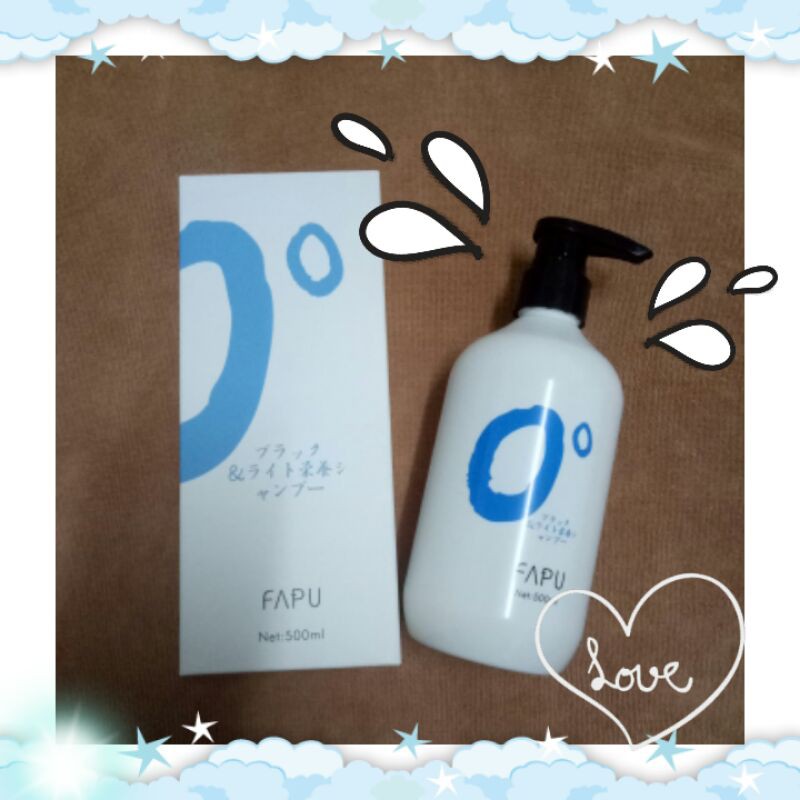 fapu Hair shampoo ฟาบุแฮร์แชมพู(แบบขวดฟ้า/ขนาด500ml)