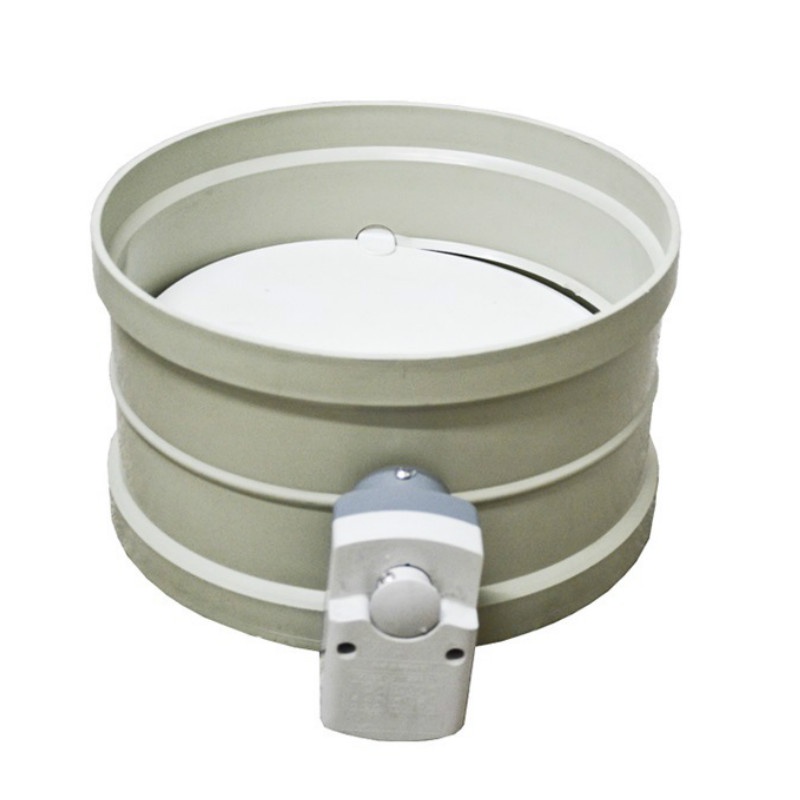 110315mm PP plastic air damper valve electric air duct motorized damper Air volume control