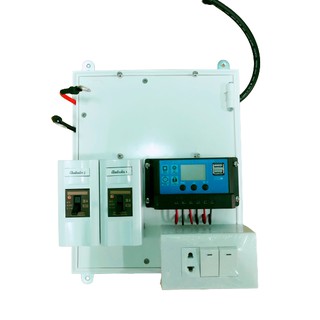 ชุดโซล่าเซลล์ชุดไฟนอนนาแถม Inverter suoer 12V500W คลื่นเพียวชายเวฟพร้อมใช้งาน (ไม่รวมแผงกับแบต)