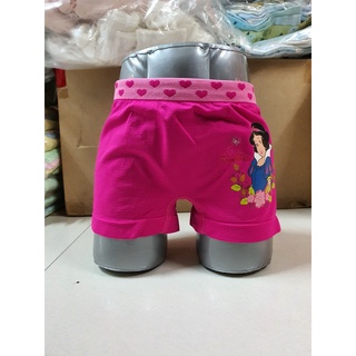 สินค้าลิขสิทธิ Disney Princess กางเกงใน ขาสั้น Cotton Spandex เด็กหญิง อายุ 4-12+ ปี เนื้อนุ่มใส่สบาย ใหม่