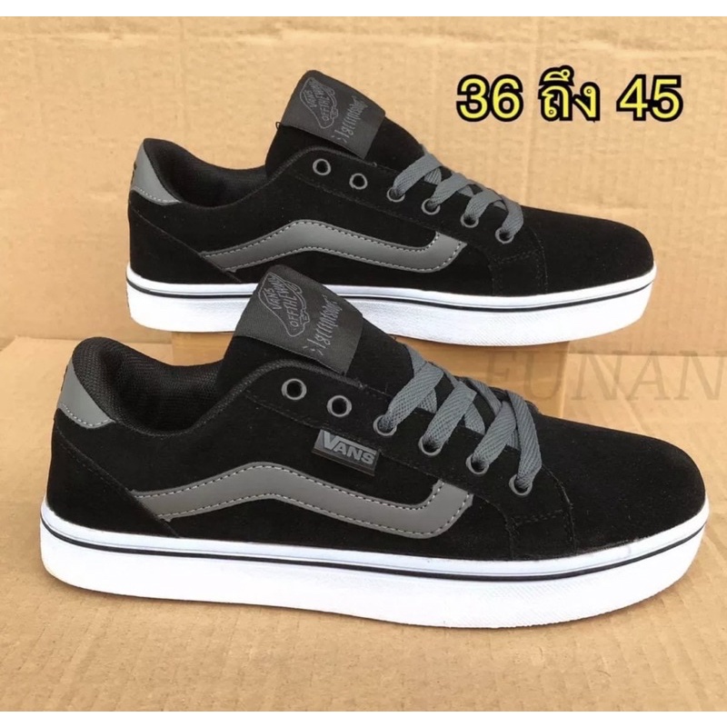 รองเท้าผ้าใบไนกี้รับประกันสินค้าตรงปก 100% ควร + เพิ่ม 1 Size รองเท้าผ้าใบ