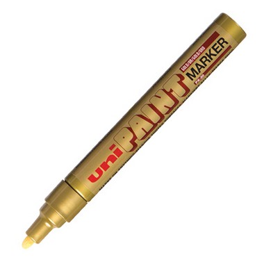 ปากกาเพ้นท์ [UNI PAINT] PX-20 2.2-2.8 มม. ทอง