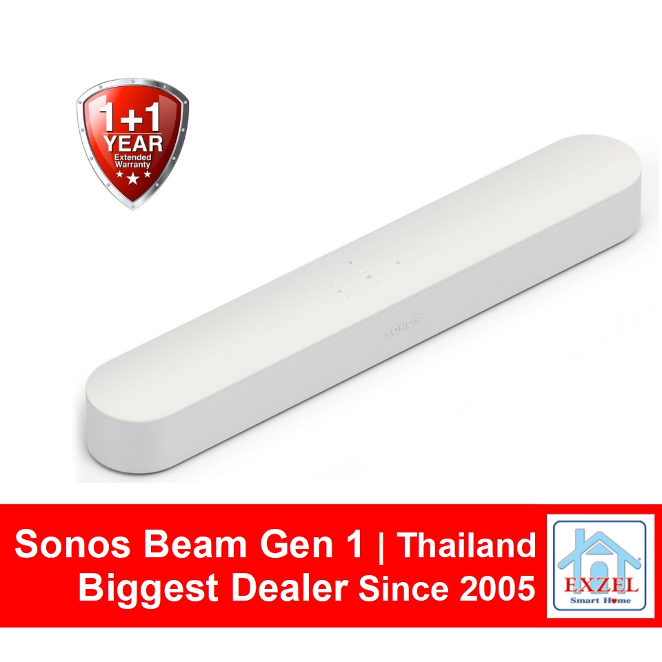 SONOS Beam Gen 1 Soundbar Speaker 2nd Gen: 1Yr + 1 Extra Yr Warranty | Fast 1 Day Ship from Bangkok 