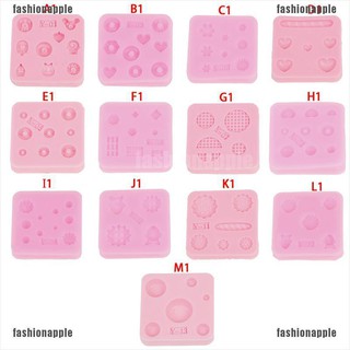 [ขายดี] แม่พิมพ์ซิลิโคน พลอยเทียม อาหารจิ๋ว ขนมหวาน เครื่องประดับ เสน่ห์ ขัด
