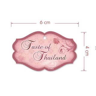 ป้าย Taste of Thailand แพ๊ค50แผ่น