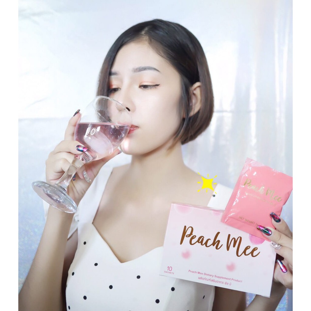 🧺ทดลอง 1 กล่อง🧺คอลลาเจนพีชมี(Peach Mee) คอลลาเจนบำรุงผิว 2 in 1 นำเข้าจากญี่ปุ่น