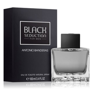 น้ำหอม ผู้ชาย Antonio Banderas Seduction in Black EDT For Men 100 ml. ของแท้ 100%