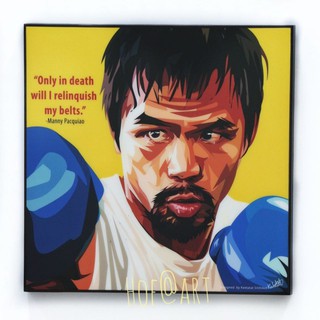 Manny Pacquiao แมนนี ปาเกียว นักมวย Boxing รูปภาพ​ติด​ผนัง​ pop art​ กรอบรูป​​ นักกีฬา ของขวัญ​​ แต่งบ้าน